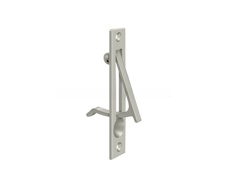 Poignée Deltana EP475U15, 4 po x 3/4 po, nickel brossé, Nickel brossé