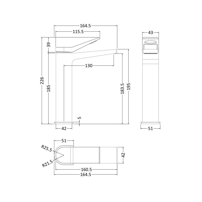 Soar Mono Basin Mixer
