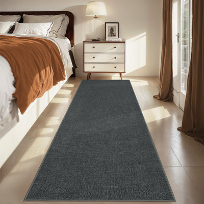 Tapis tissés texturés lavables pour la chambre à coucher, le salon et le couloir
