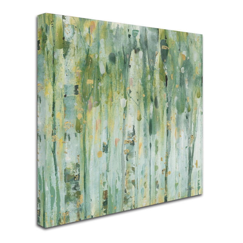 « the forest iii », reproduction sur toile tendue, H 14 po x l 14 po x P 2 po
