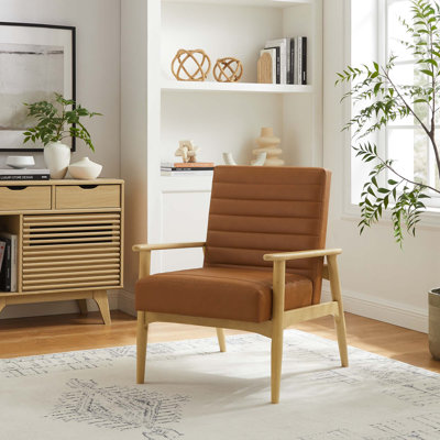 Fauteuil d'appoint en cuir Jensen 