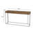 Mcclean 145cm Solid Wood Top Console Table