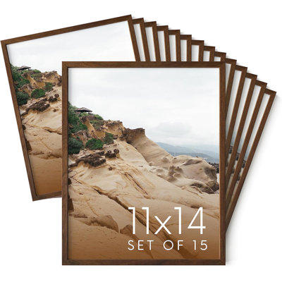 Wood Picture Frame - Set of 15
