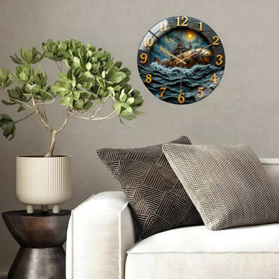 Horloge murale rétro 12 po