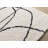 Ombretta Cream Black Swirling Lines Area Rug-1349246936