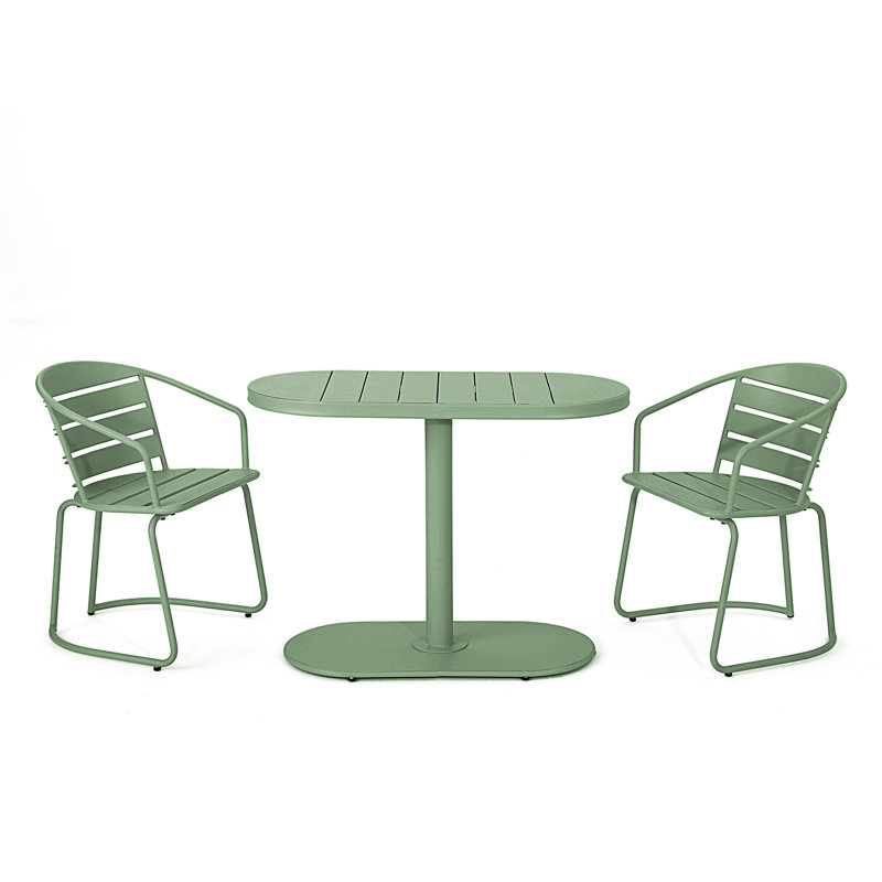 SANTA MONICA BISTRO SET - Matte Dark Green, Dark Green