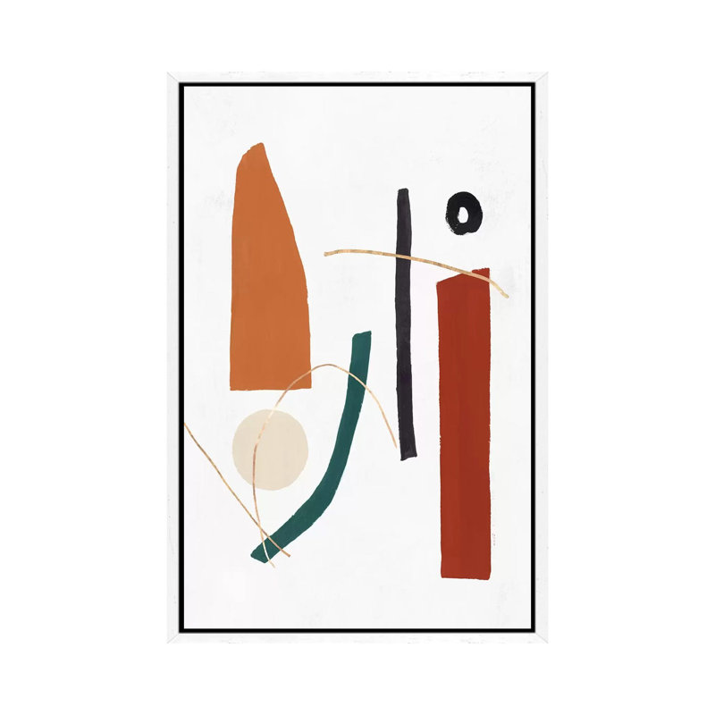 Precision I - Print on Canvas, White Framed, 152.5 cm H x 101.5 cm W