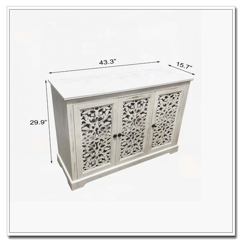 3-Door Accent Cabinet