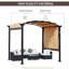 8 pi L 8 pi. D Pavillon de jardin en métal