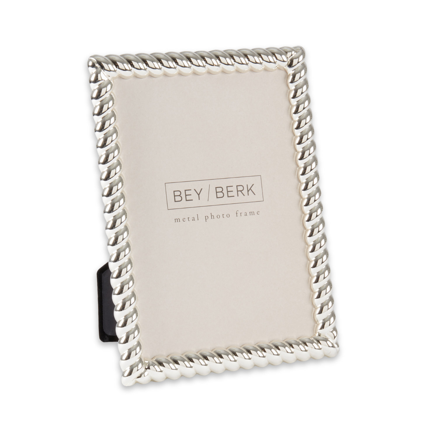 Breakwater Bay Silver Plated Rope Design Frame | Wayfair