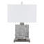 Lampe en marbre 22 po gris Latium