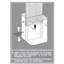 Panneau perforé en plastique H 70 po x l 17 po