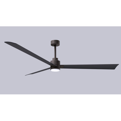 Alessandra - Three Blade Transitional Ceiling Fan -LED
