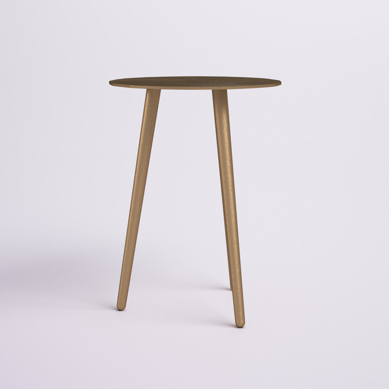 Table d'appoint en métal Graham, Or