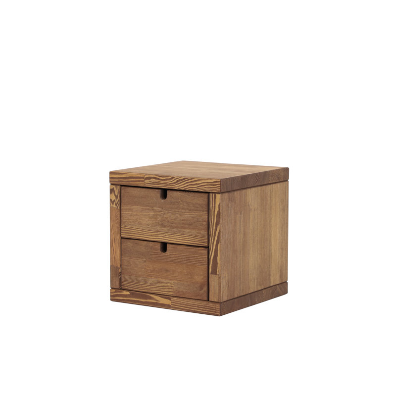 Caelo 40cm W Solid Wood Bedside Table