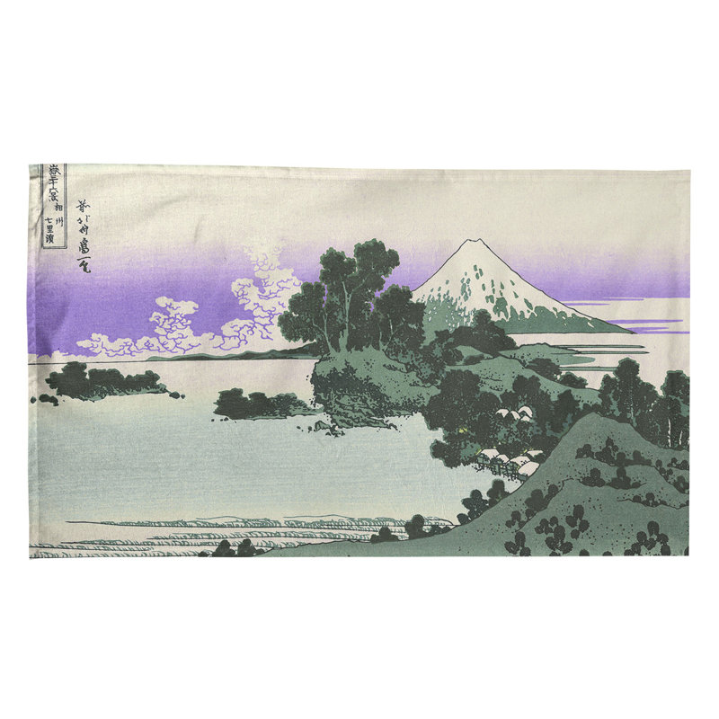 Hague Tea Towel Kitchen Towel, Poly Twill, Green/Purple