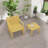 Two-Piece PP Furniture set, 1 Chair & 1 Coffee Table, Indoor/Outdoor Use-243191829