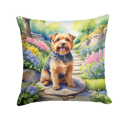 Spring Path Outdoor Throw Pillow