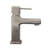 Single Handle Single Hole Bathroom Faucet in Brushed Nickel