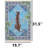 Azure Blue Leopard Oasis Area Rug