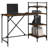 vidaXL Computer Desk with Shelves Writing Study Desk Furniture for Office-154100186