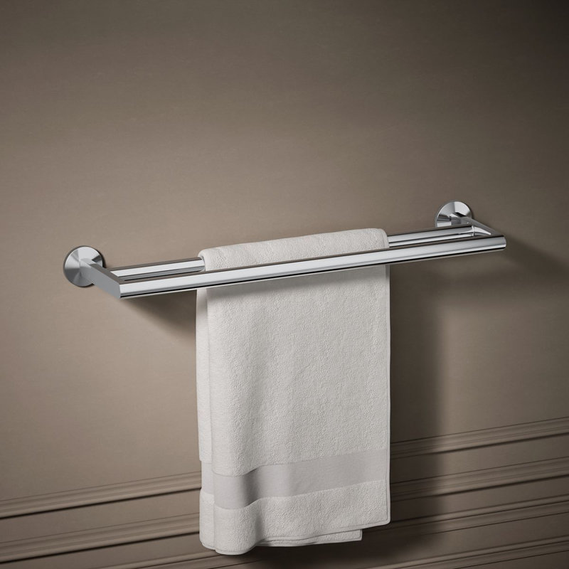 Components™ Double Towel Bar, Polished Chrome