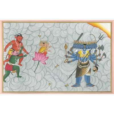 Mahakali - The Goddess Who Rules Over Time | Watercolor On Paper