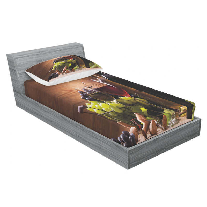 Microfiber Sheet Set, Twin XL Sheet Set with Fitted Sheet