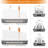 Bread Slicer Guide For Homemade Bread With 304 Stainless Steel Sheet And Storage Tray?3-Slice Thickness,Adjustable Width Making Tools For Cake?Bagels?Toast