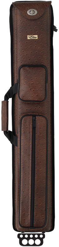 Elite 3 Butts and 5 Shafts Vinyl Pool Cue Case, 31, Brown