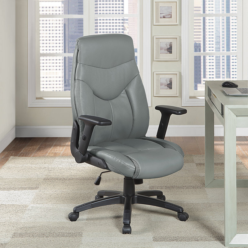  Fauteuil de direction Gergetown, Gris anthracite