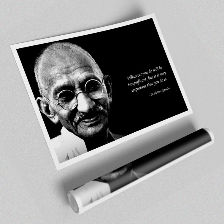 Gandhi Do It - No Frame Print