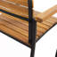 Chaise en bois et métal