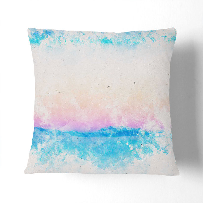 Cold Mountain Cushion with Filling, 55cm H x 55cm W x 20cm D, Black