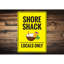 Plaque en aluminium Shore Shack-58196466