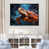 Black Floater Framed
