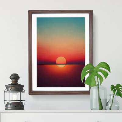 Blissful Abstract Sunset - Wall Art