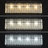 Modern Rectangle Black Crystal Chandeliers