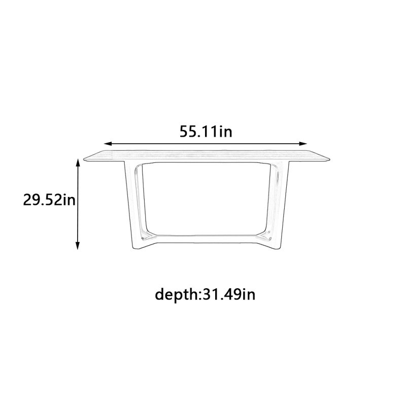 Ismail, 29.52"H x 55.11"L x 31.49"W
