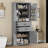 Storage Cabinet With Multi-Functional Storage Space, Doors With Storage Shelves, 2 Drawers, Adjustable Shelf, Gray (Same Sku: N759P293426E)-423017502