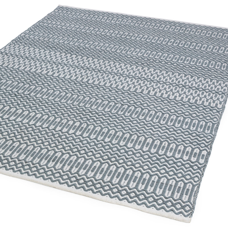 Perrotta Geometric Recycled P.E.T Hand Woven Indoor / Outdoor Area Rug, Rectangle 200 x 290cm