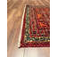 Tapis rouge en laine et coton noué à la main Original