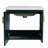 24 Inch Wall Mounted Bathroom Vanity With Sink, For Petite Areas, Soft Close Door & Offensive Metal Handles Ceramic Compact Spaces, Soft-Close Charming-776541114