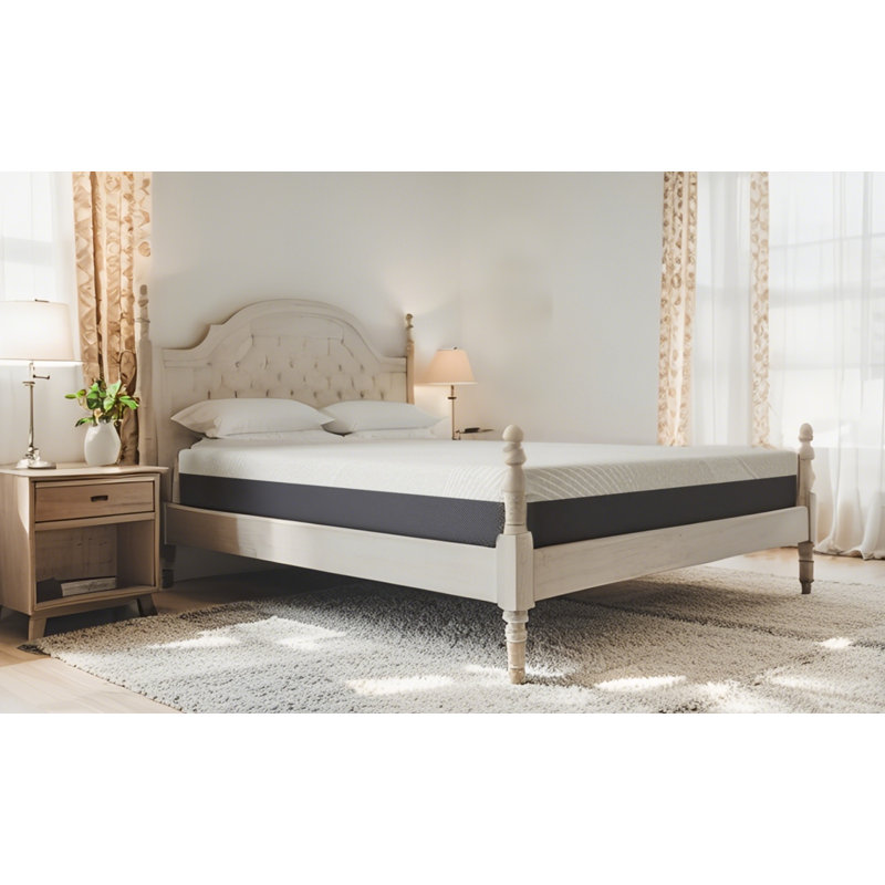 Matelas en mousse viscoélastique gélifiée pleine ferme, 10"