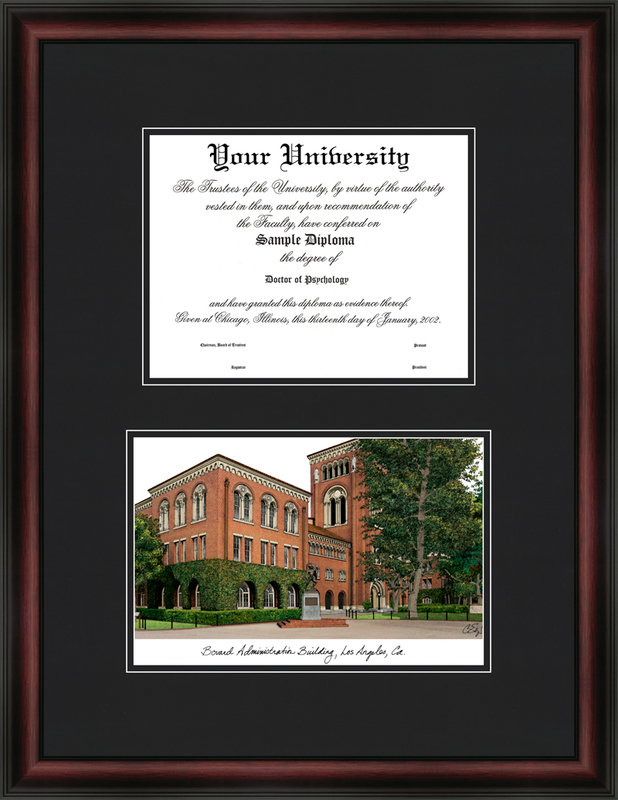 NCAA USC TROJANS Diplomate Diploma Frame
