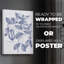 Navy & Linen Botanical VII -Canvas Print Only - NOT FRAMED-1297237557