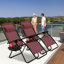 Chaise de patio pliante avec coussins Zechariah-1593786870