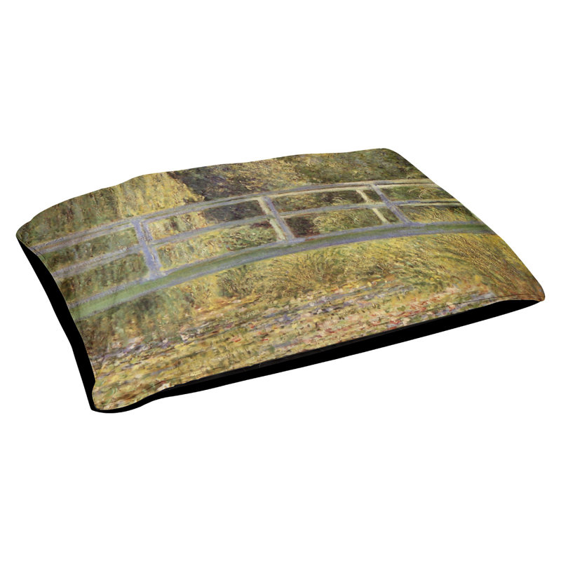 Coussin décoratif Carlucci the Waterlily Pond, Petit (L 29,5 po x L 19,5 po)