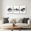 3 Piece Wrapped Canvas Print