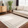 Javyion Moroccan Machine Woven Polypropylene Area Rug in Cream